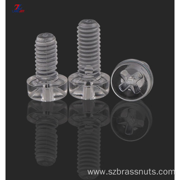 Acrylic Screw transparent plastic screw